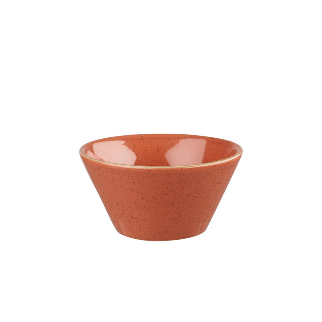 The zest bowl by Churchill in spiced orange.