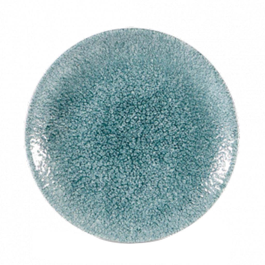 Churchill's Raku coupe bowl 248mm in Jade green.