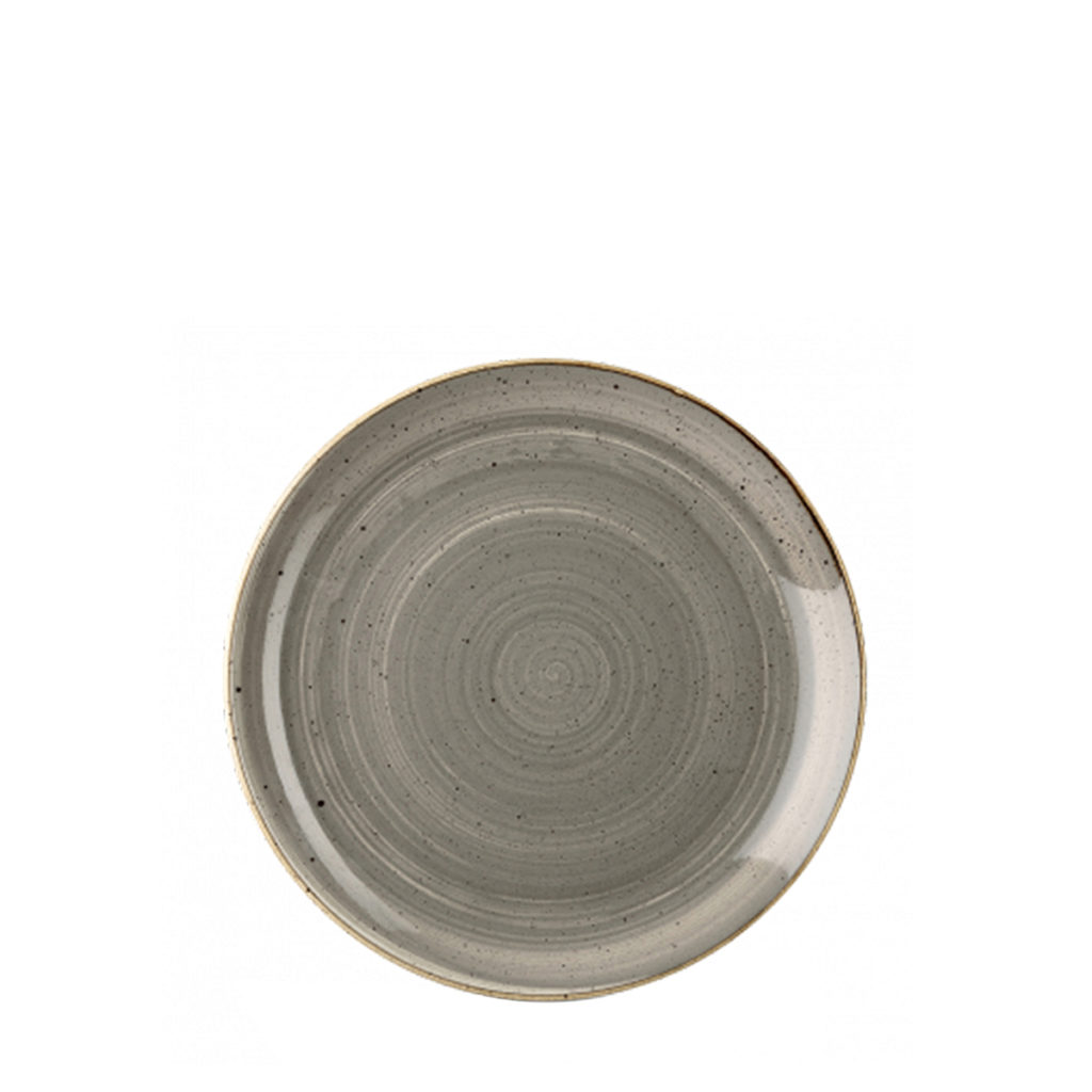 Churchill’s Stonecast side plate in peppercorn grey.