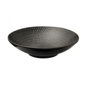 Luzerne’s Urban Black Swirl round bowl 290mm.