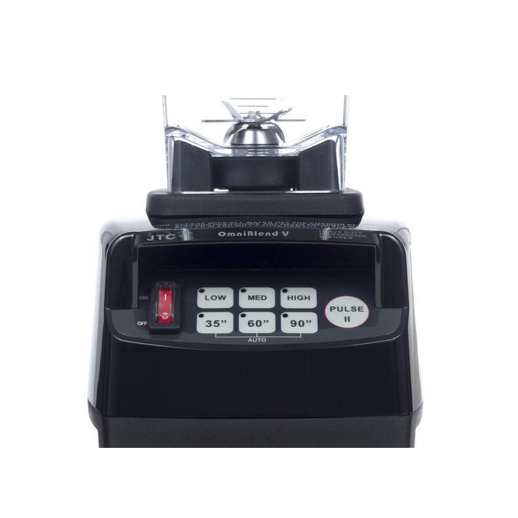 Omniblend V 1.5L in black close up.