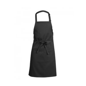 FULL LENGTH BIB APRON BLACK
