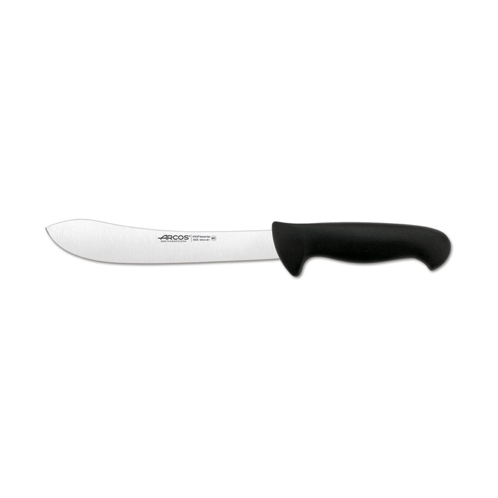Arcos' butcher's knife in black.