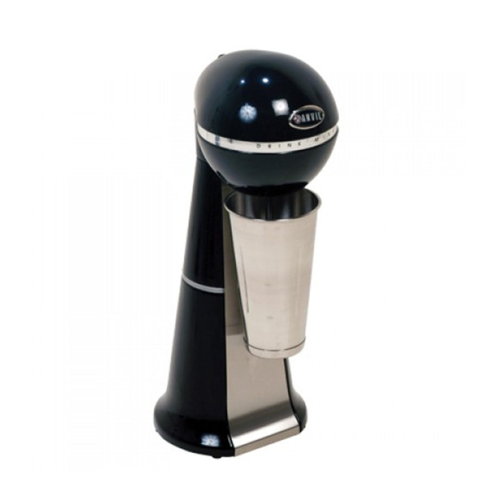 Side view of the Anvil milkshake machine in black.
