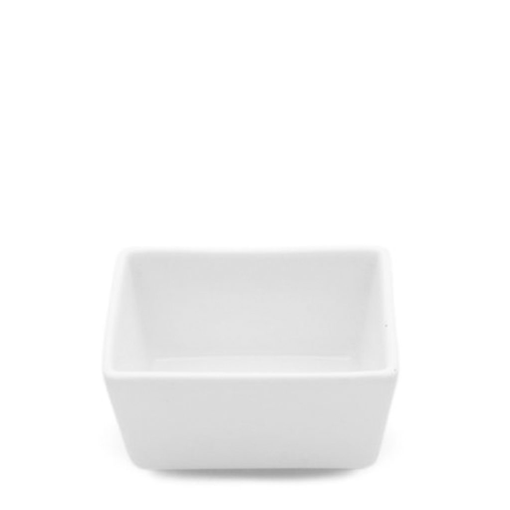 A white Prima range sugar sachet holder by Fortis.