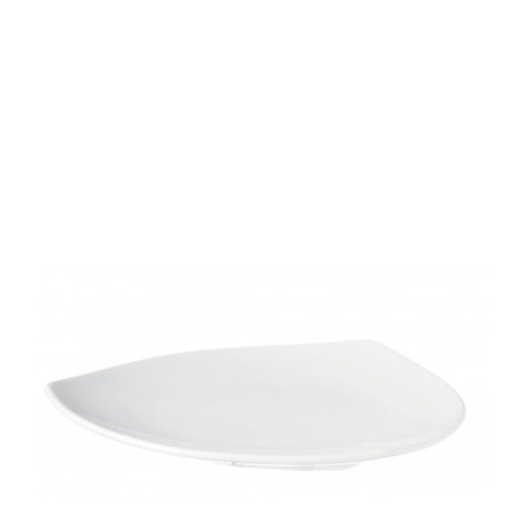 The white triangular plate by Fortis.