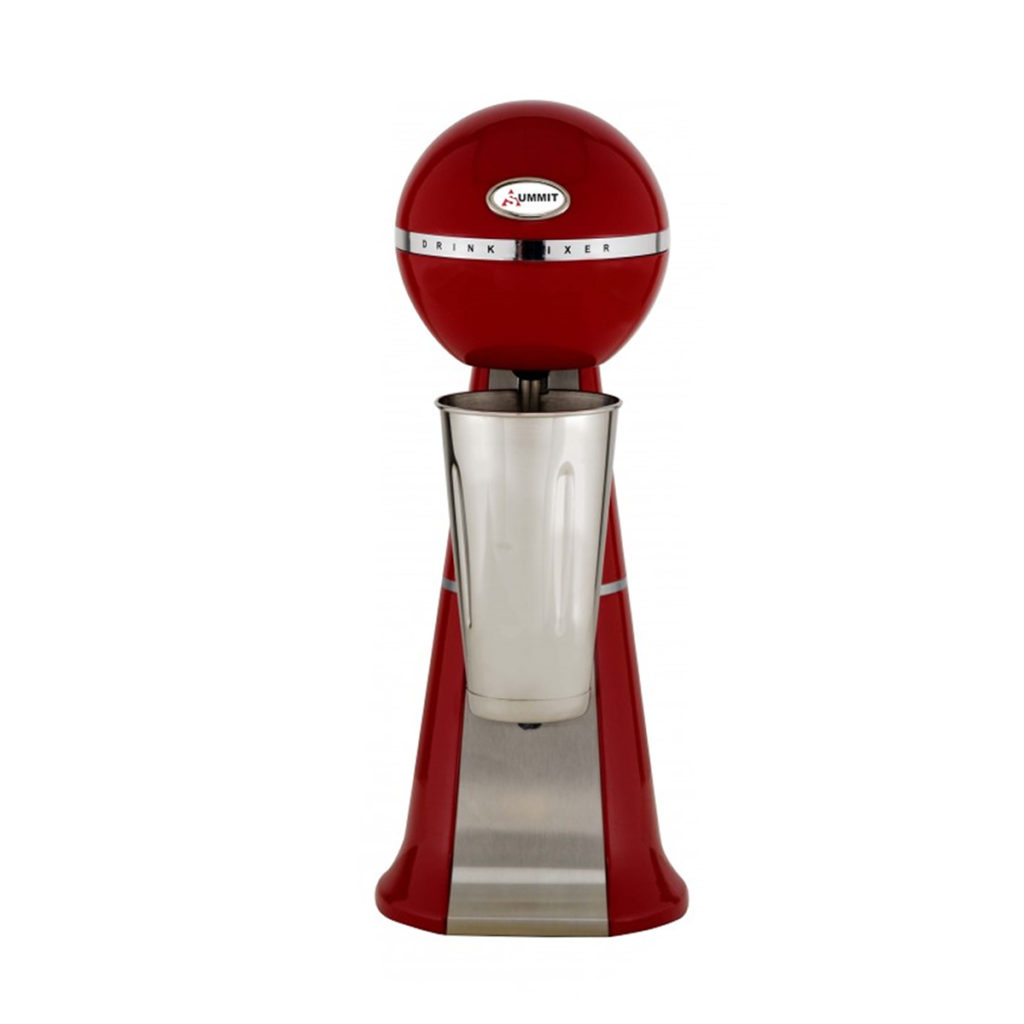 Summit's milkshake machine in red.