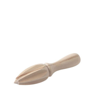 A wooden lemon reamer.