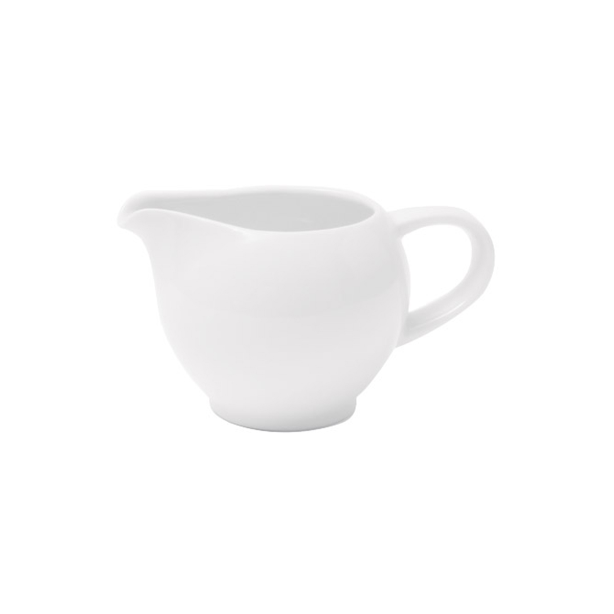 A 100ml curved milk jug by Fortis.