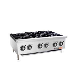 6 burner gas stove by Anvil.