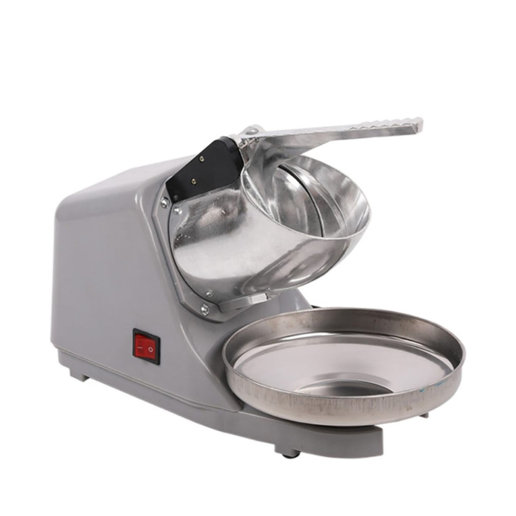 Stainless steel electric ice crusher by Avenia.
