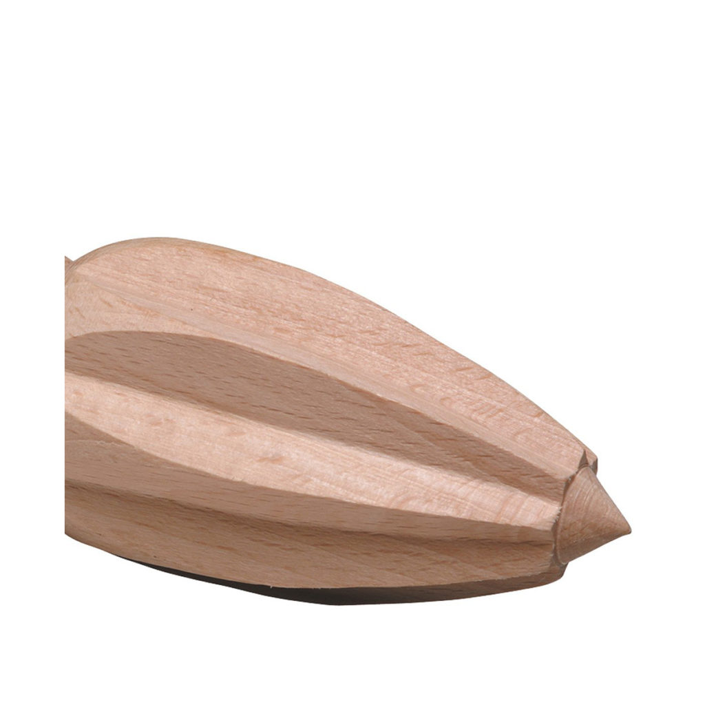 A close up of a lemon reamer's point.