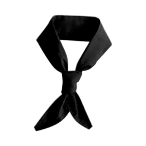 A black chef scarf.
