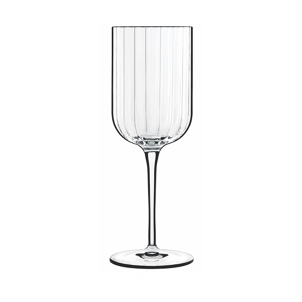 The Bach white wine glass by Luigi Bormioli.