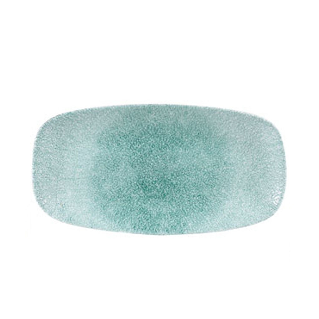 Churchill’s Oblong plate 298mm in jade.