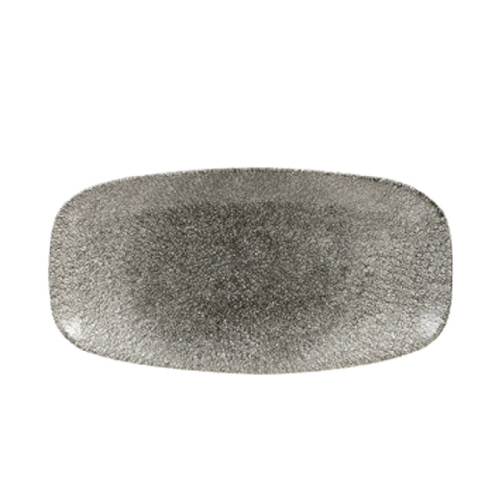 Churchill’s Oblong plate 298mm in grey.