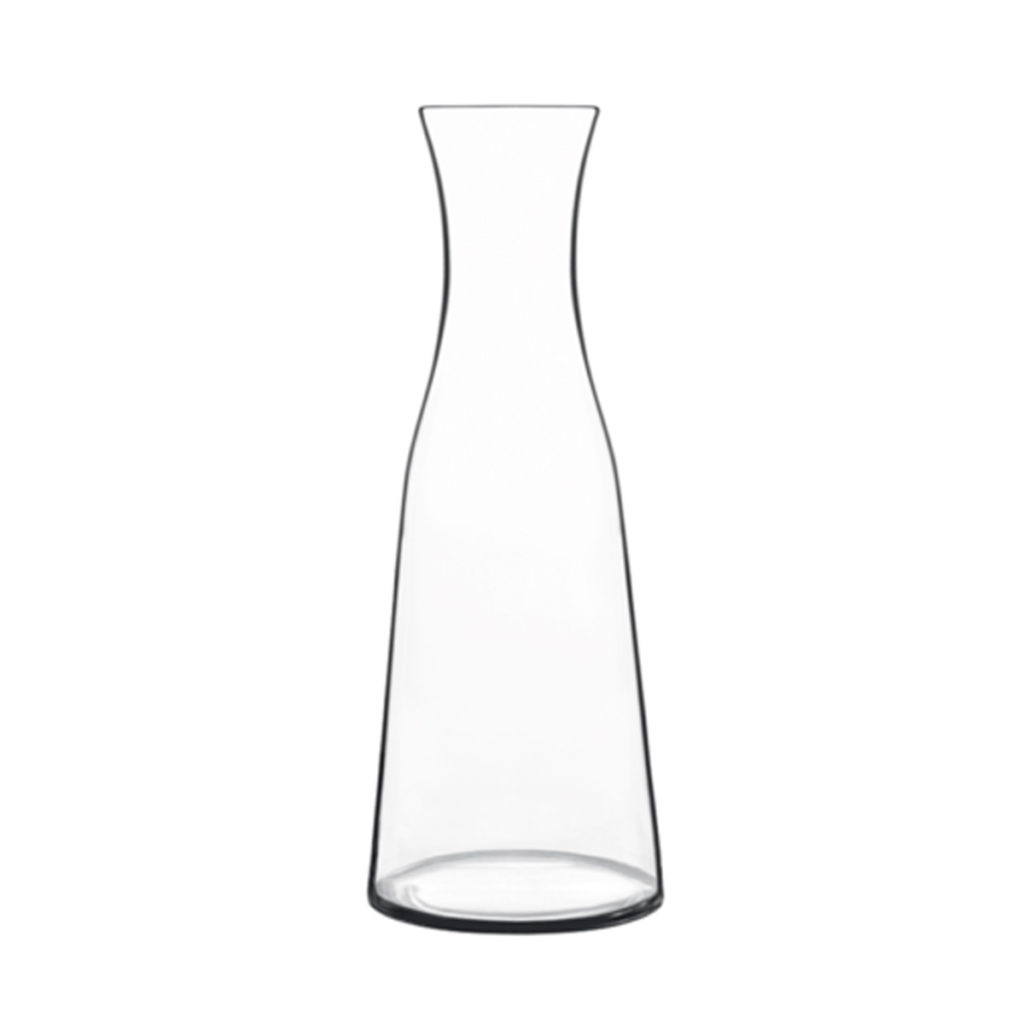 The Atelier crystal carafe by Luigi Bormioli.