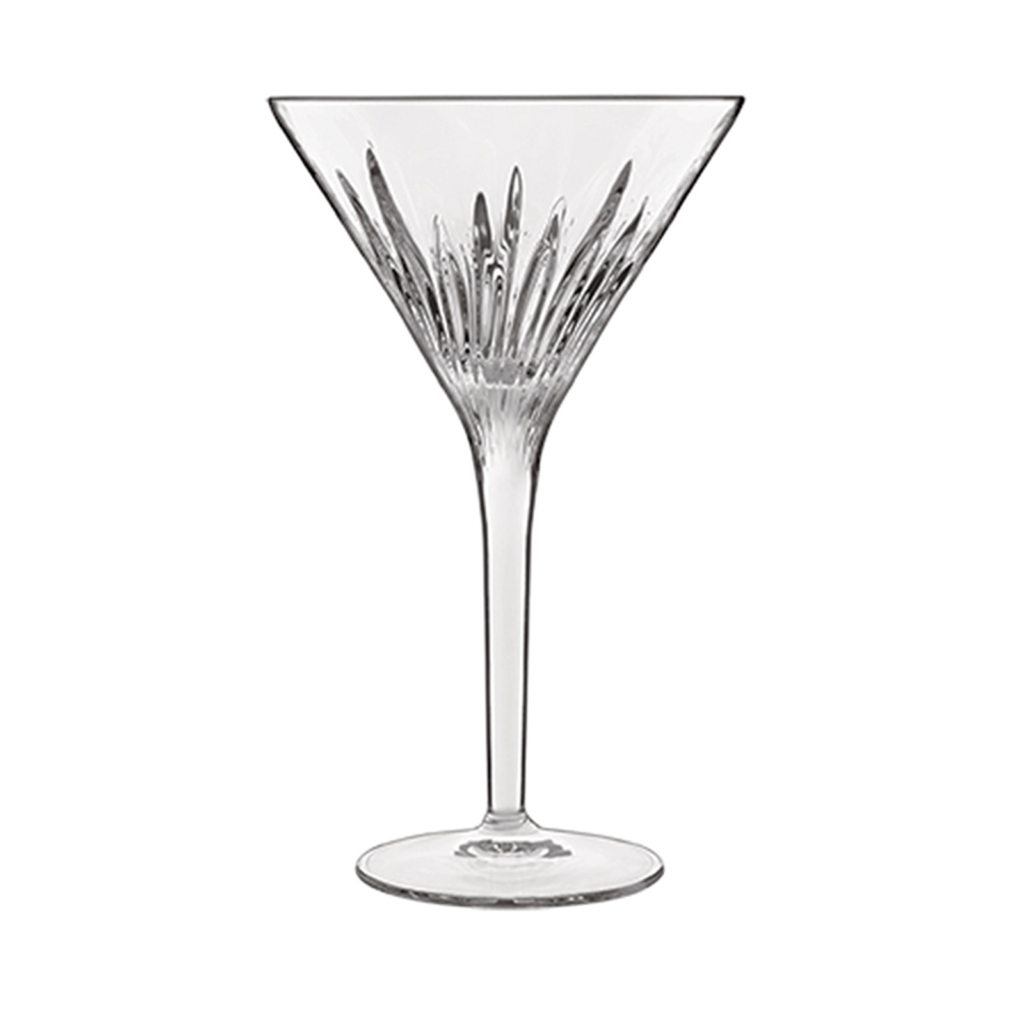 The mixology martini glass by Luigi Bormioli.