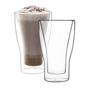 THERMIC LATTE MACCHIATO GLASS <br> 2 PACK <br> By Luigi Bormioli
