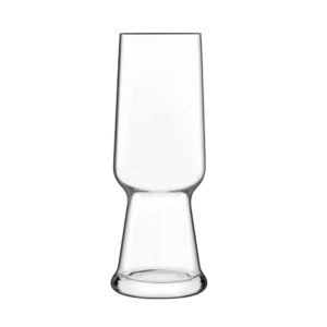 The Birrateque pilsner glass by Luigi Bormioli.