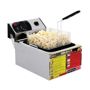 Table top single frozen chip fryer