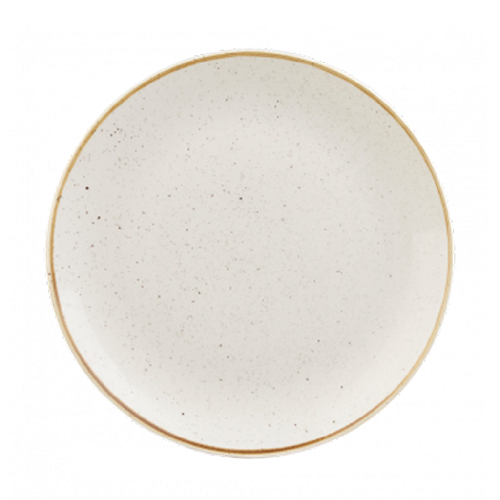 Churchill's Stonecast coupe plate 288mm in barley.