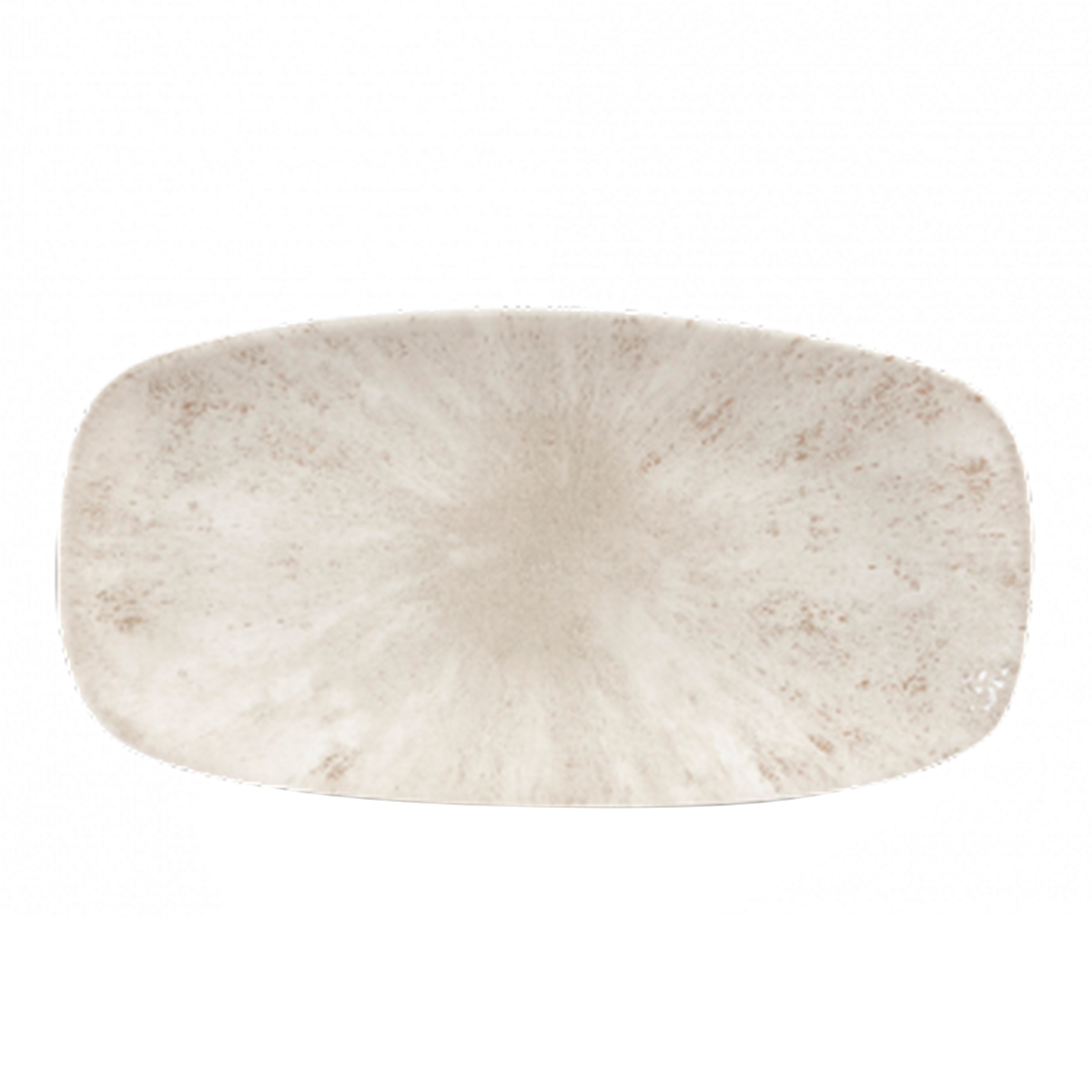 Stone large oblong platter plate in grey.