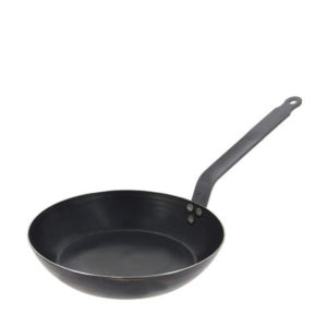 De Buyer's blue steel frying pan.