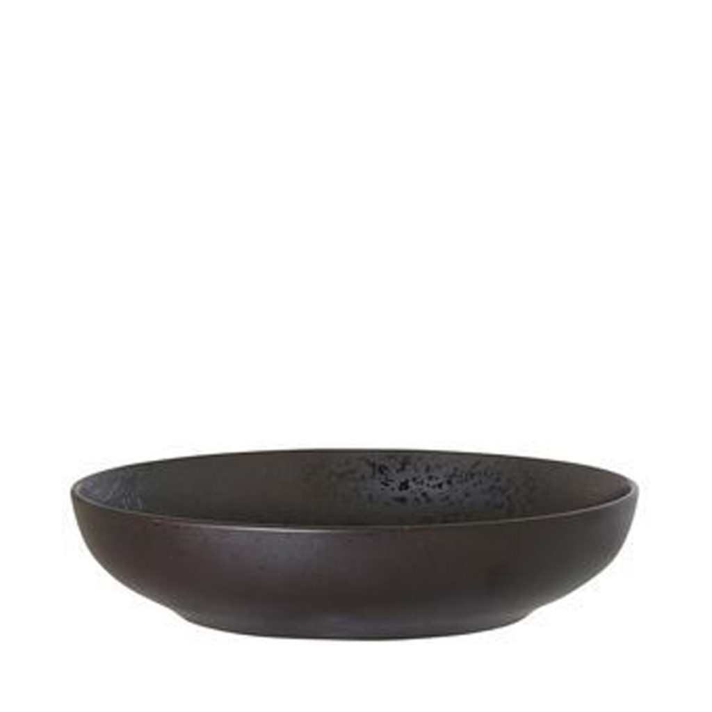 Side view of Luzerne’s Lava pasta bowl.