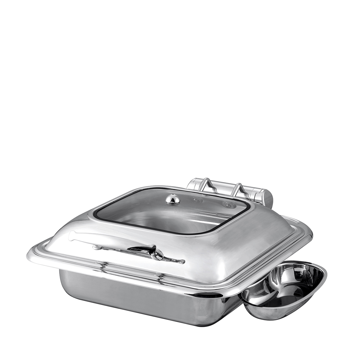 SQUARE INDUCTION CHAFING DISH 5.5L <br> By ElectroChef - Image 2