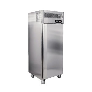 Upright single door freezer by Salvadore.