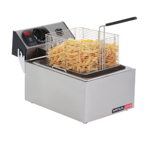 Table top single pan fish fryer