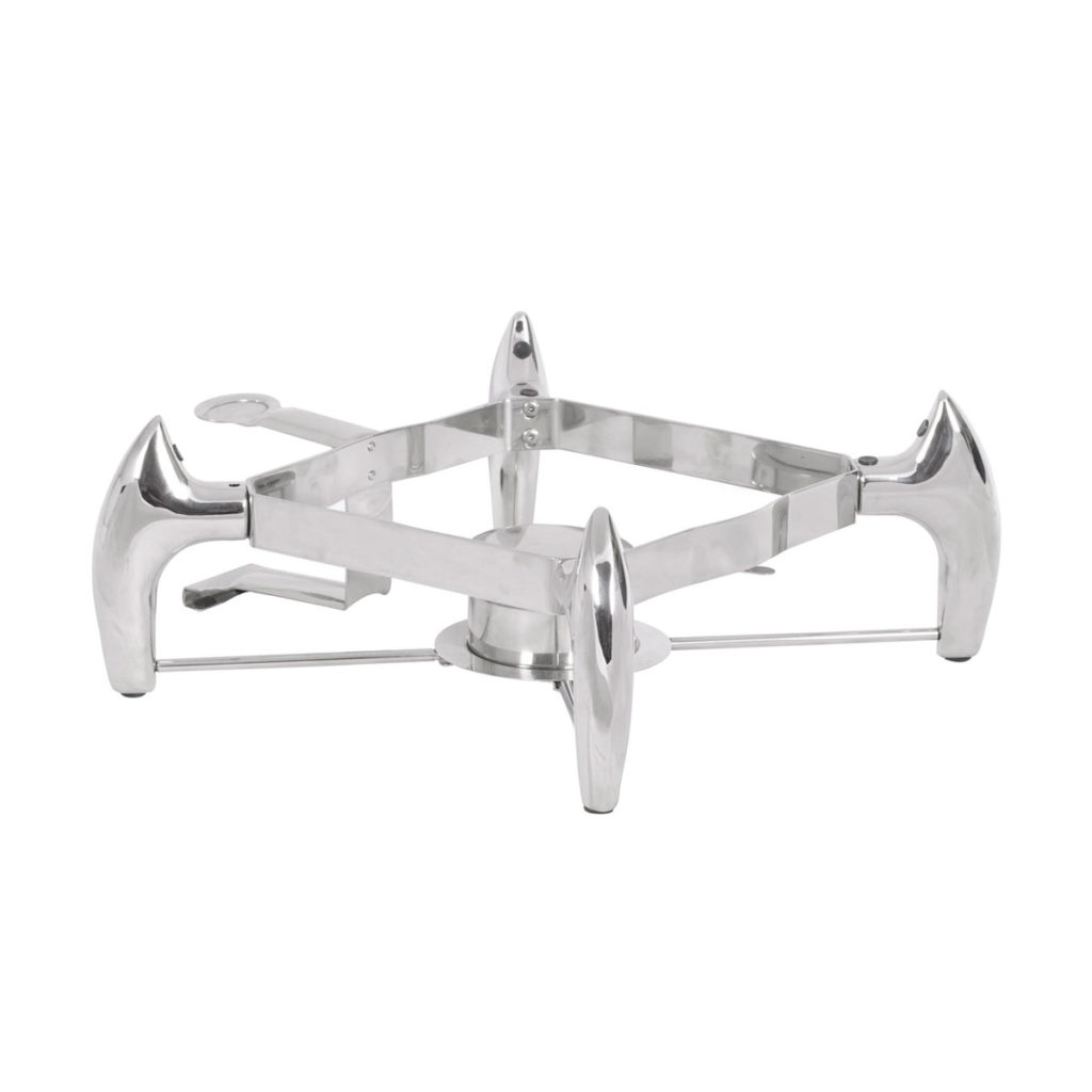 A square induction chafing dish stand by Electrochef.