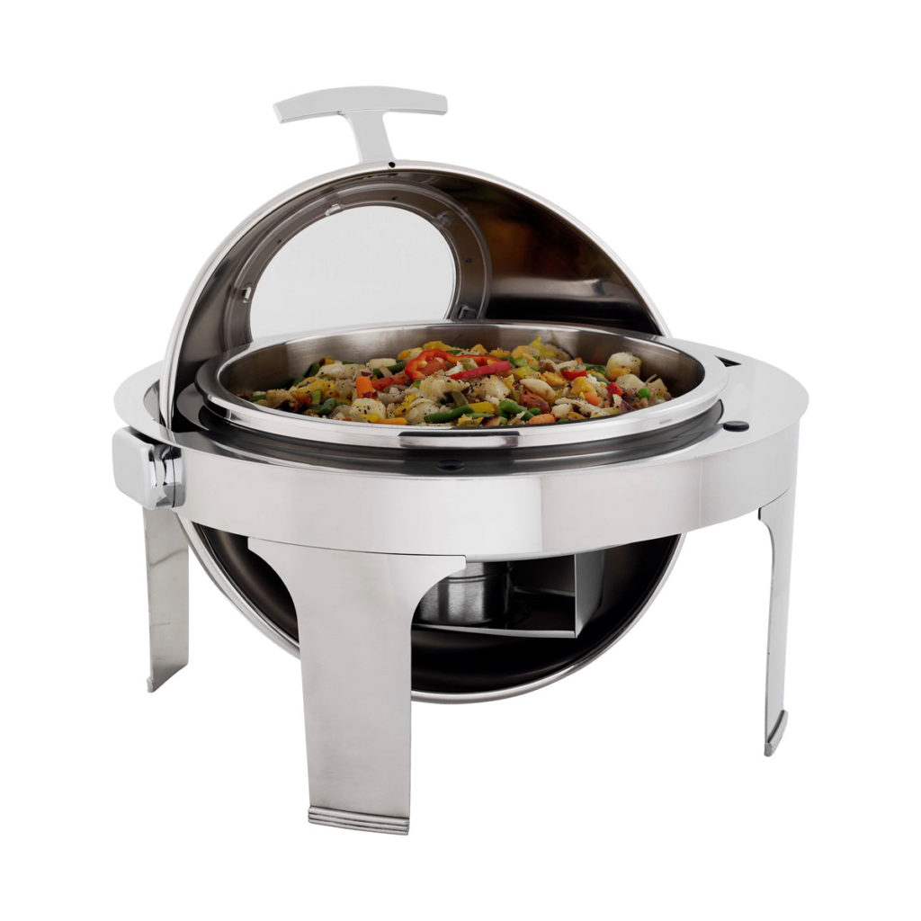 Global's roll top round chafer.