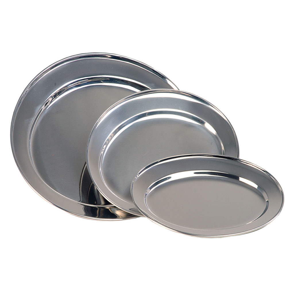 An oval serving platter by Global.