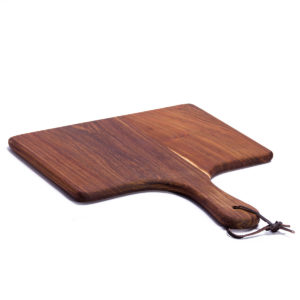 A wood paddle board by Infiniti.