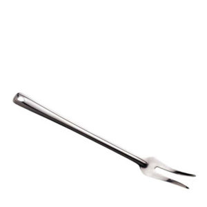 A 400mm stainless steel pot fork.