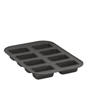 An 8 cup linked mini loaf pan.
