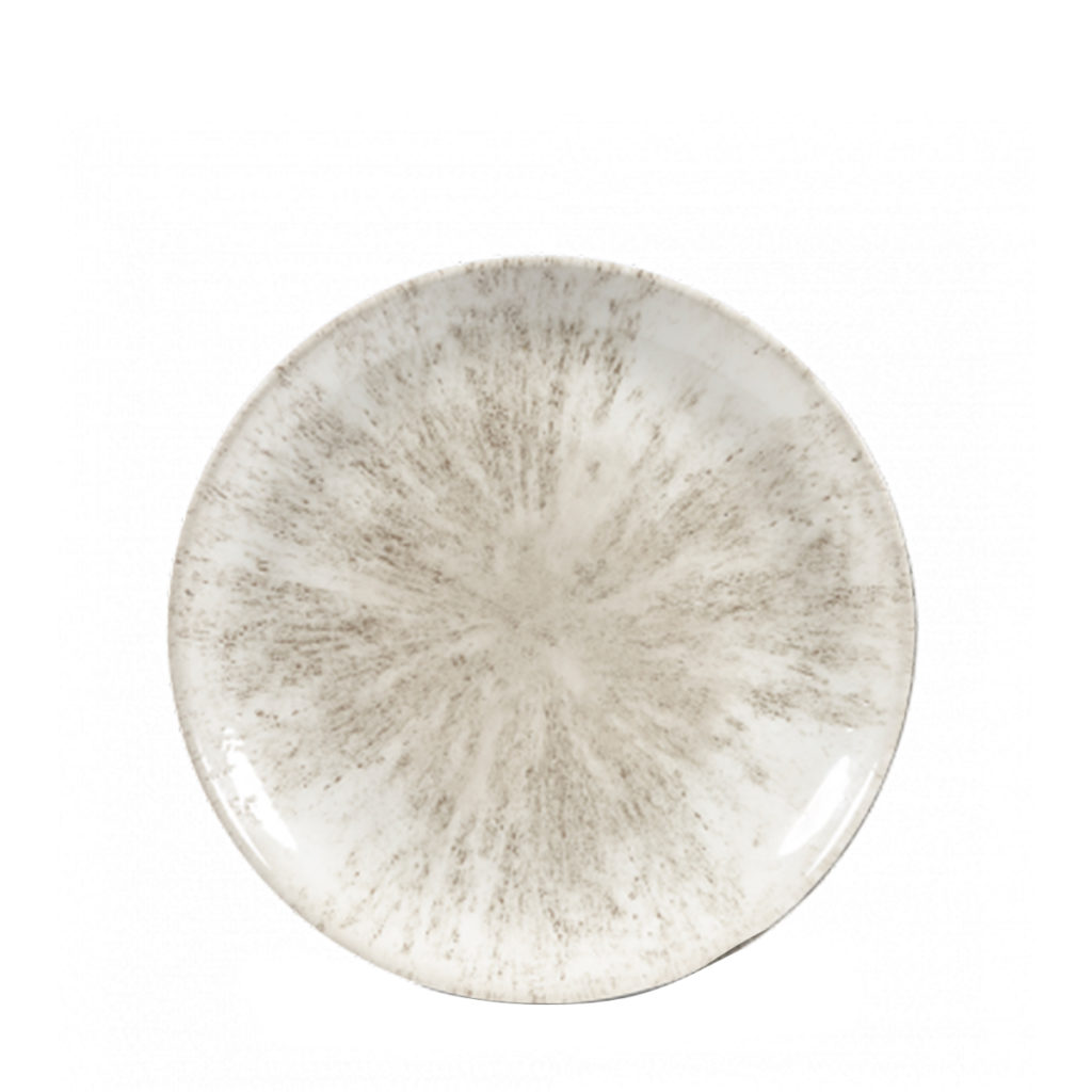This Stone agate grey coupe plate 165mm by Churchill.