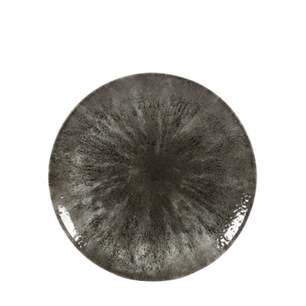 Churchill's Stone quartz black coupe side plate.