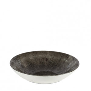 The Stone quartz black coupe bowl 248mm.