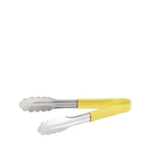 COLOURED UTILITY TONG S/S YELLOW 300MM