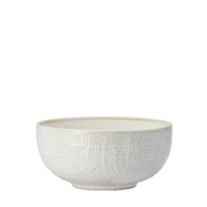 Luzerne’s Knit reactive white sauce bowl.