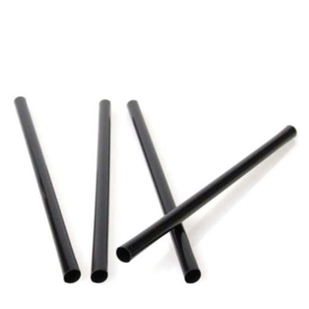 Four mini plastic toothpick straws.