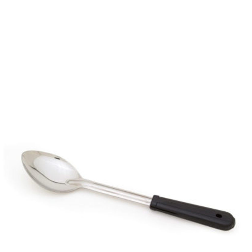 A solid, 33mm steel basting spoon.