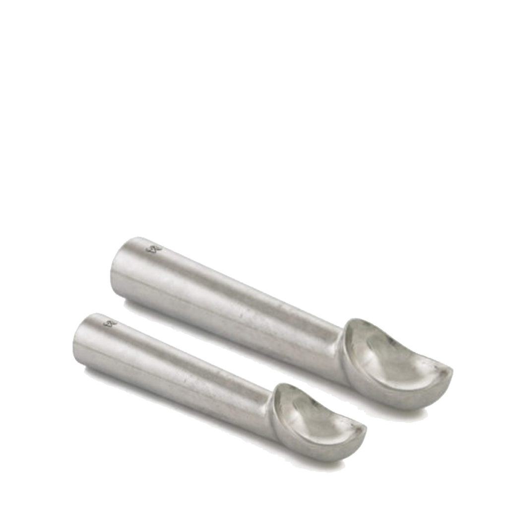 A set of 2, stainless steel ice cream ballers.