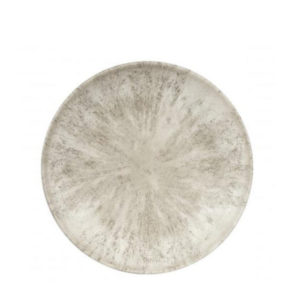 This Stone agate grey coupe plate 217mm by Churchill.