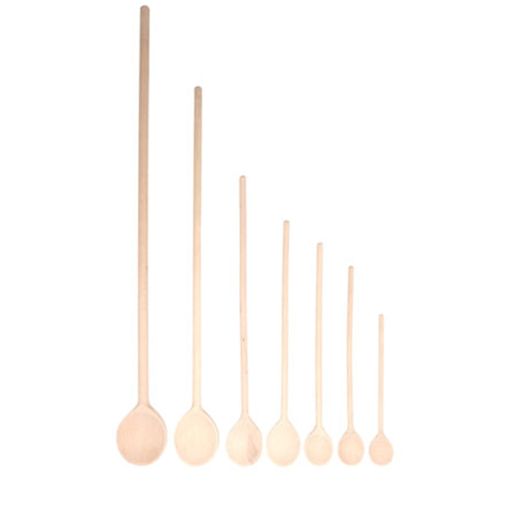 7 wooden spoons.