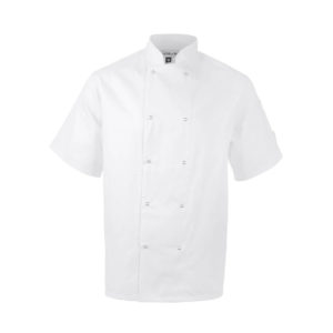 A short sleeve laundry coat.