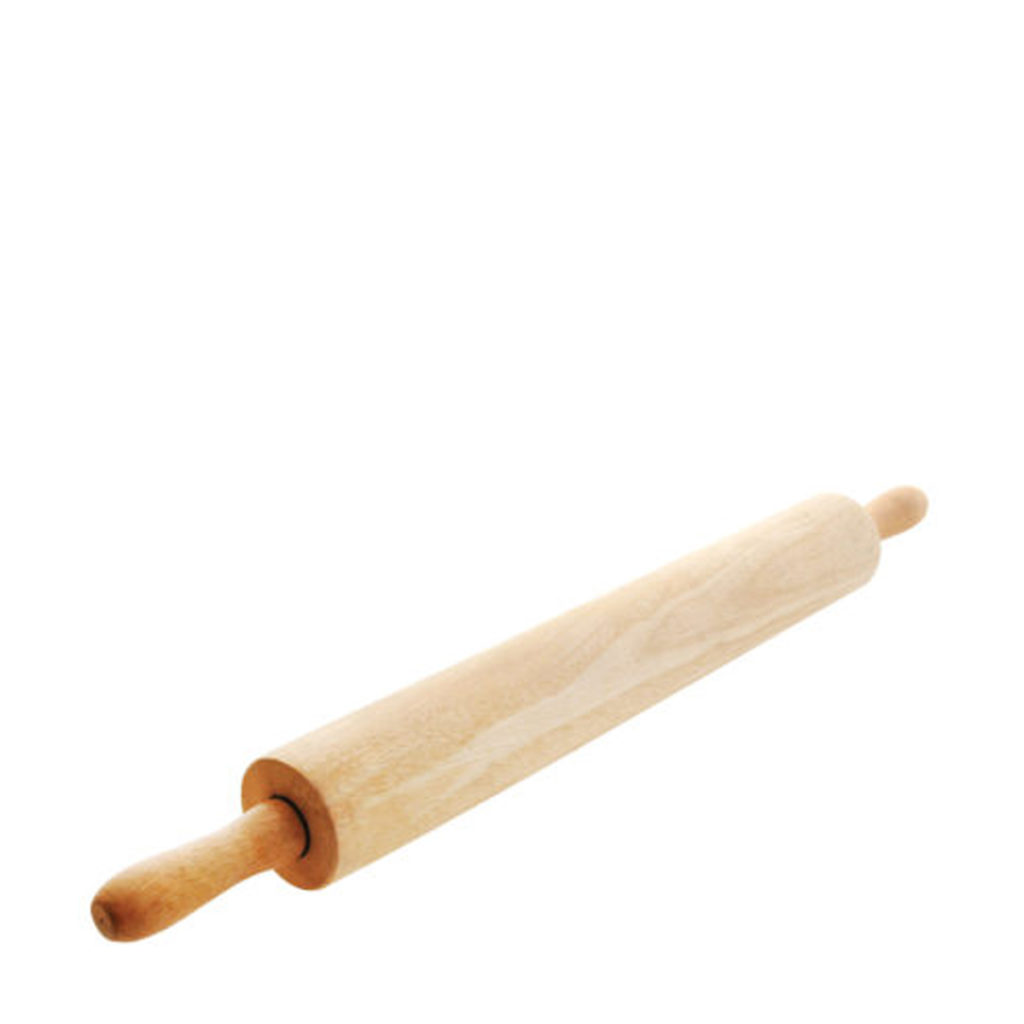 An econo wooden rolling pin.